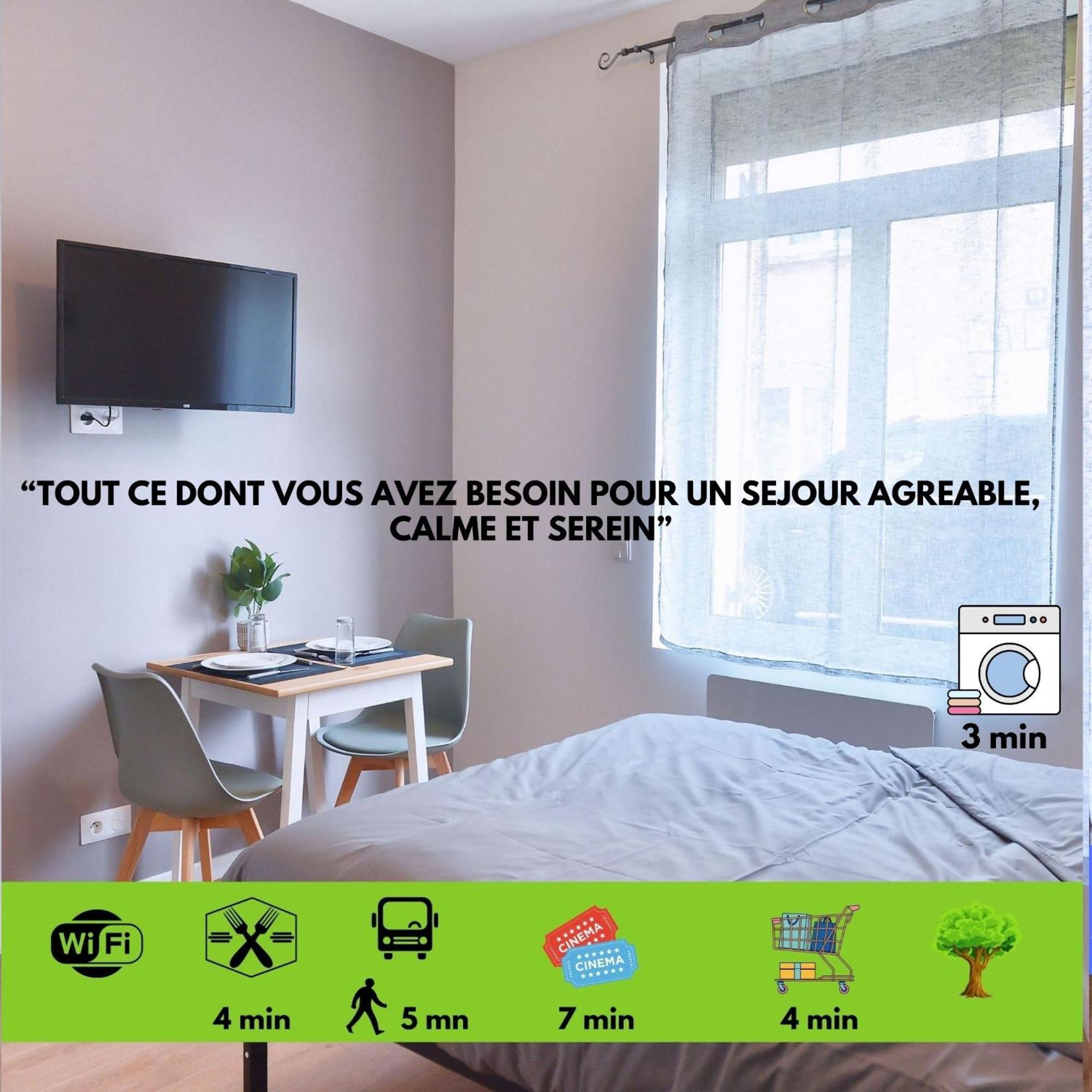 Zenkaserenity- 5Min Centre A29-26, Ferme Moderne Saint-Quentin  Luaran gambar